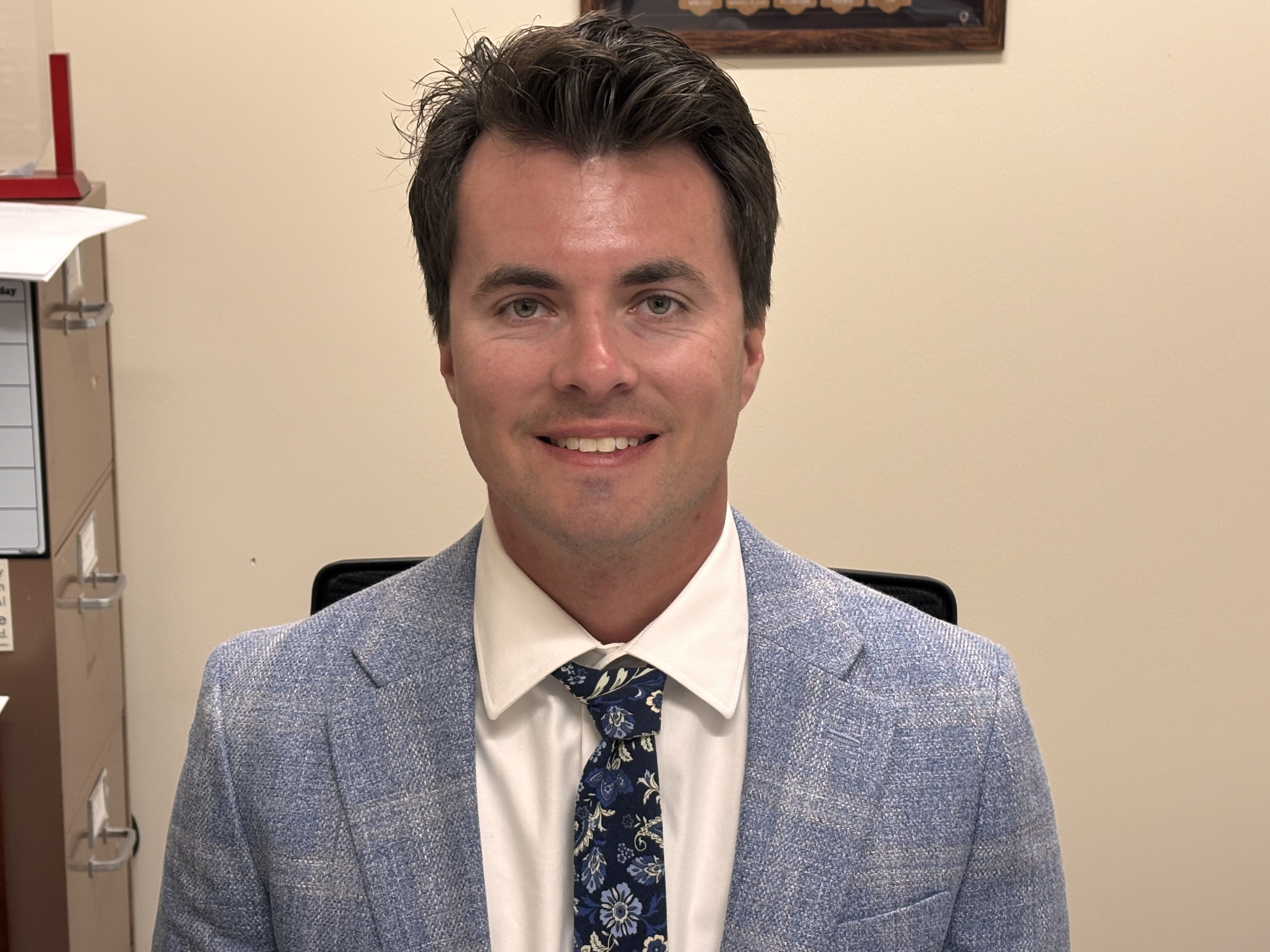A portrait of Sam Bachmeier, La Crosse County Community Development Specialist
