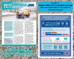Brine & Salt Facts APWA & WIDOT Brine & Salt Facts APWA & WIDOT