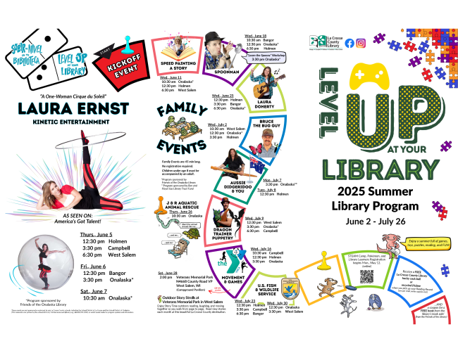 Summer Library Program 2025 Flyer
