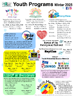 Image of Winter/Spring Youth Services Program Flyer
